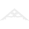 Ekena Millwork Pitch Brontes Architectural Grade PVC Gable Pediment, 72"W x 30"H x 1"P (10/12) GPP072X030X100BRO - alternate 3